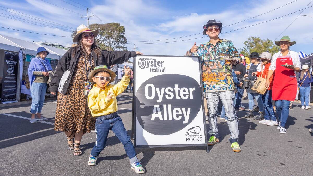 Oyster Alley during Narooma Rocks Oyster Festival. File picture